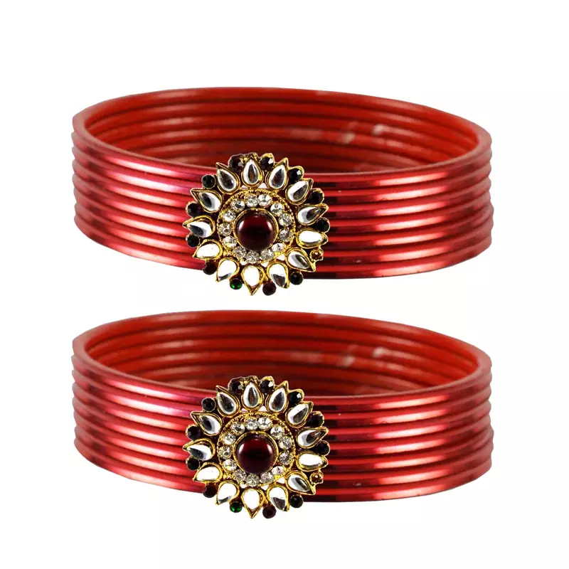 Elegant Bangles Color Red