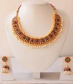 Beautiful Poothali Temple Necklace Set 
