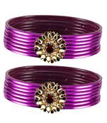 Unique Bangles Color Purple