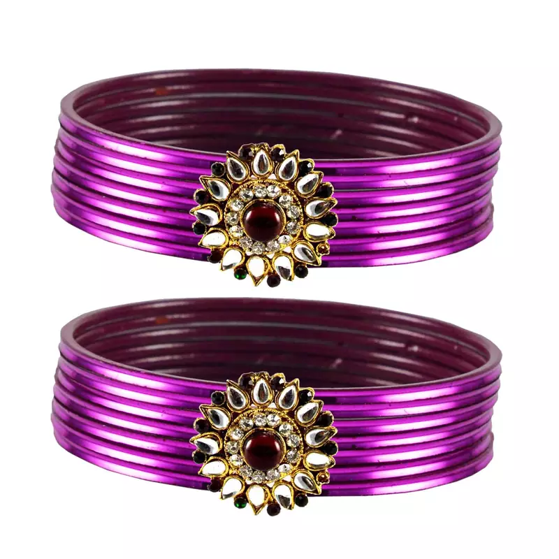 Unique Bangles Color Purple