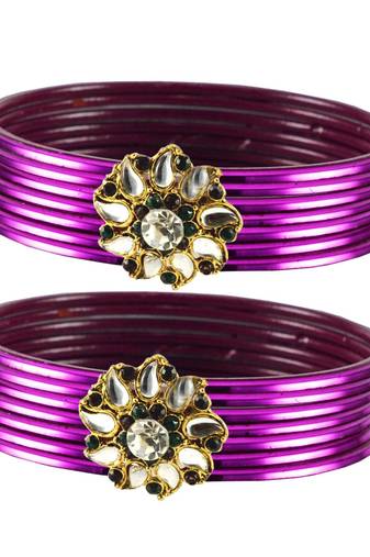 Antiqe Bangles Color Purple