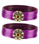 Beautiful  Bangles Color Purple