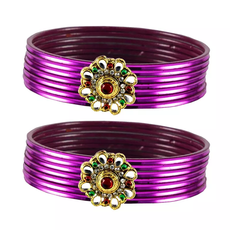 Beautiful  Bangles Color Purple