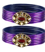 Fashionable Bangles Color Dark Purple