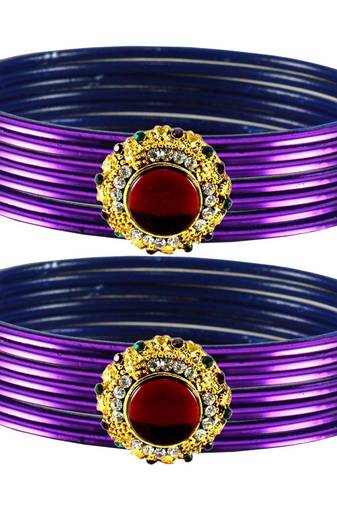 Royal Bangles Color Dark Purple