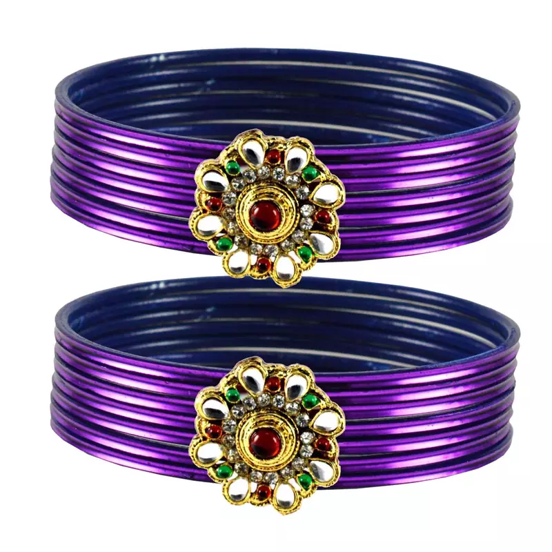 Fabulous Bangles Color Dark Purple