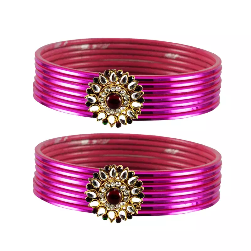 Marvellous Bangles Color Dark Rani