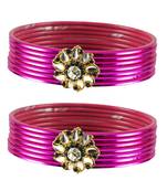 Striking Bangles Color Dark Rani