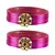 Fashionable Bangles Color Dark Rani