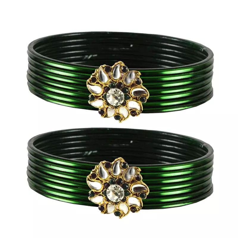 Antiqe Bangles Color Dark Green