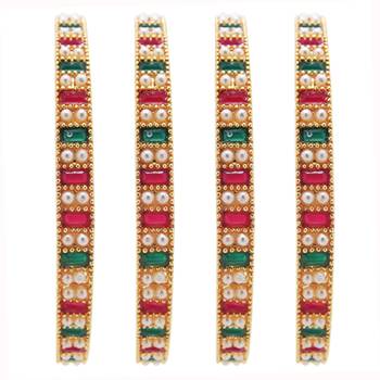 Gold cubic zirconia bangles-and-bracelets 2