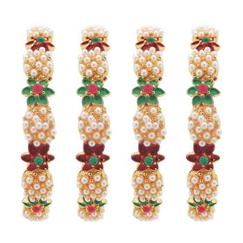 Gold cubic zirconia bangles-and-bracelets 2