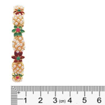 Gold cubic zirconia bangles-and-bracelets 5