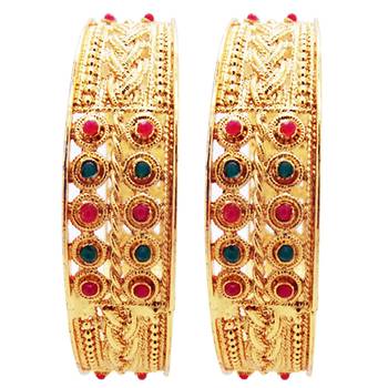 Gold cubic zirconia bangles-and-bracelets 2