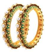 Gold cubic zirconia bangles-and-bracelets