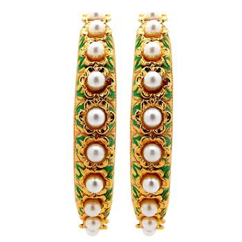 Gold cubic zirconia bangles-and-bracelets 2