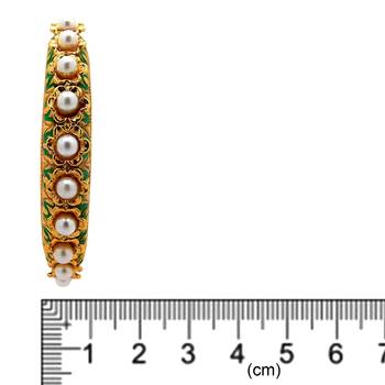Gold cubic zirconia bangles-and-bracelets 5