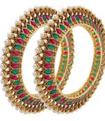 Gold cubic zirconia bangles-and-bracelets