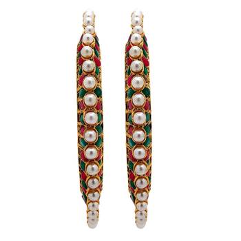 Gold cubic zirconia bangles-and-bracelets 2