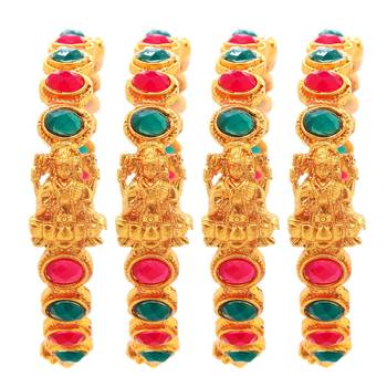 Gold cubic zirconia bangles-and-bracelets 1