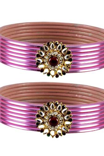 Wonderful Bangles Color Pink