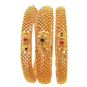 Gold cubic zirconia bangles-and-bracelets 2