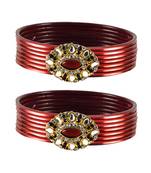Antiqe Bangles Color Red