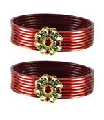 Exclusive Bangles Color Red