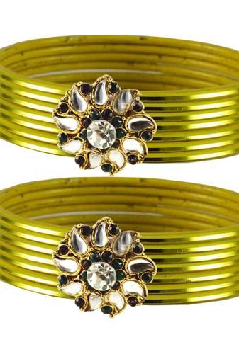 Dazzling Bangles Color Light Green