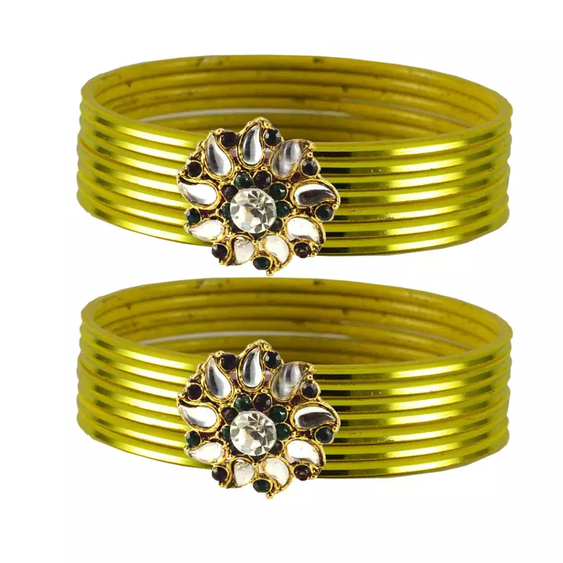 Dazzling Bangles Color Light Green