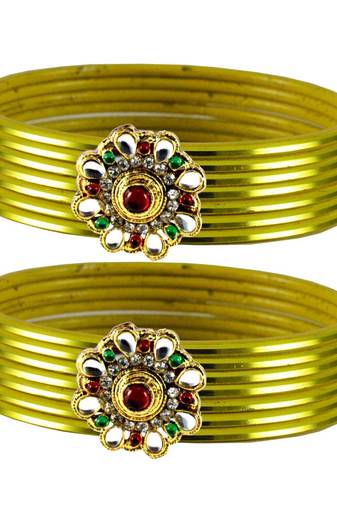 Elegant Bangles Color Light Green