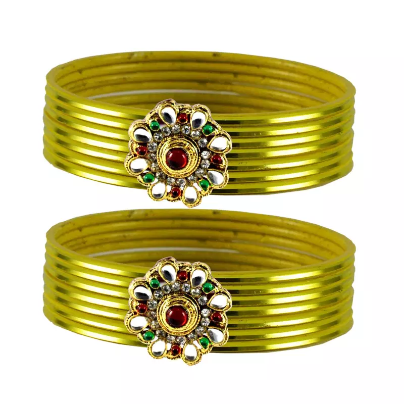 Elegant Bangles Color Light Green