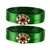 Striking Bangles Color Dark Green