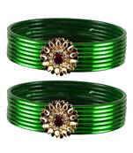 Royal Bangles Color Dark Green