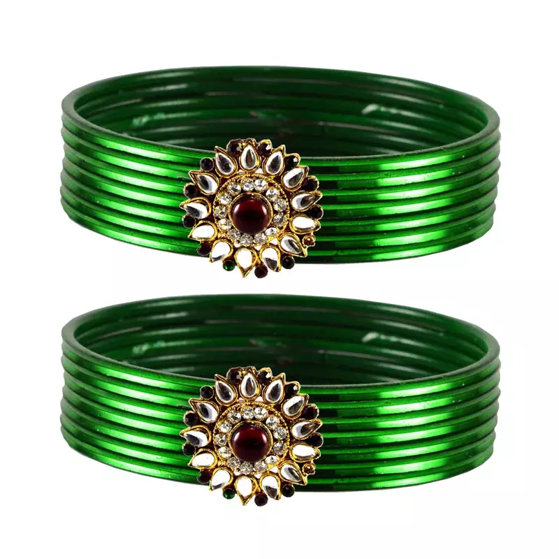 Royal Bangles Color Dark Green