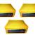 Atorakushon  Non woven Fabric Saree Cover Blouse Cover Garments Storage Bag Wardrobe Organiser Pack of3 (Yellow)