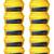 ATORAKUSHON    NON WOVEN FABRIC 10 PIECE SAREE COVER CLOTHES STORAGE BAGS GARMENTS WARDROBE ORGANISER (Yellow)
