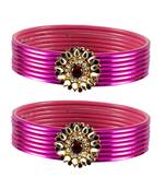 Stylish Bangles Color Rani