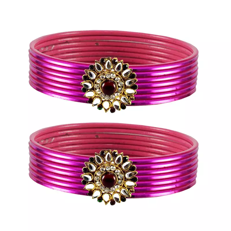 Stylish Bangles Color Rani