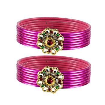 Impressive Bangles Color Rani 1
