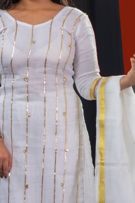 White gotta patti kota doria salwar 2