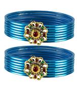 Unique Bangles Color Firozi