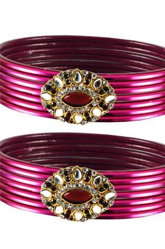 Antiqe Bangles Color Dark Rani