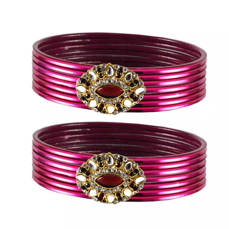 Antiqe Bangles Color Dark Rani