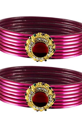 Amazing Bangles Color Dark Rani