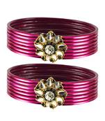 Classy Bangles Color Dark Rani