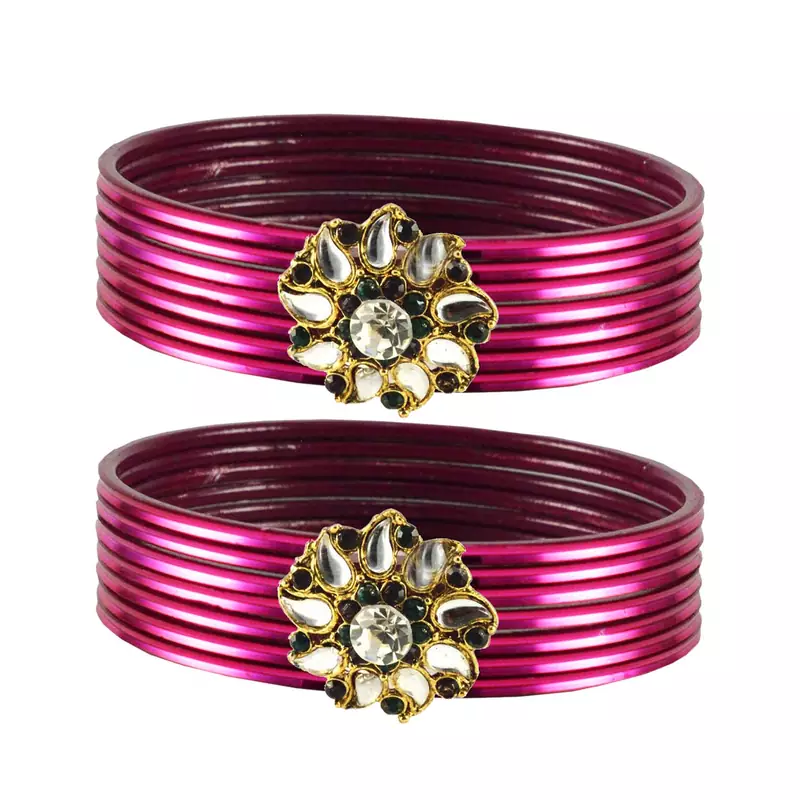 Classy Bangles Color Dark Rani