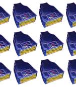 atorakushon   Parashute Fabric Blouse Cover Garments Wardrobe Organizer Pack of 12 (Blue)