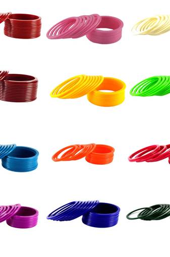 Antiqe Bangles Set Color Multicolor