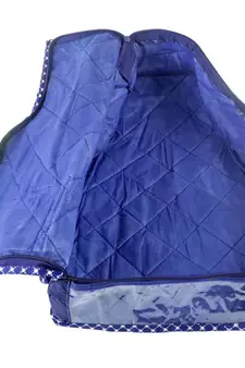 atorakushon   Parashute Fabric Blouse Cover Garments Wardrobe Organizer Pack of 4  (Blue)